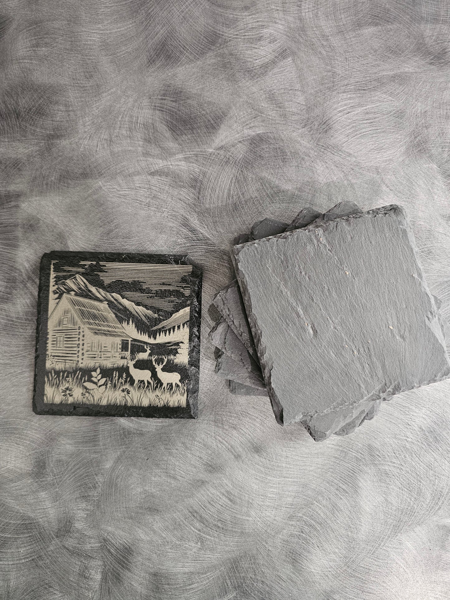 Coaster Slate Custom Engraved